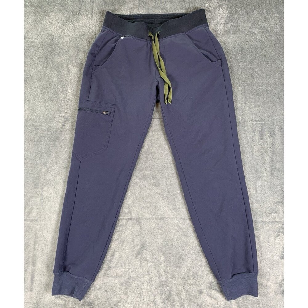Figs Zamora Jogger Scrub Pants Women's XS/P Technical Collection Navy Blue Nurse